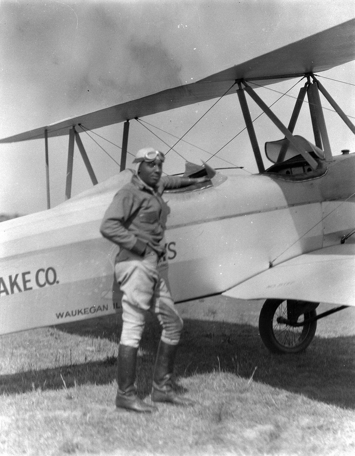 Flying became a dream for John C. Robinson in 1910 when he was 7 and an airplane landed in hometown Gulfport. He made that dream come true in Illinois, where this photo was taken, although in 1936 he flew home as a war hero and offered many locals their first airplane rides.