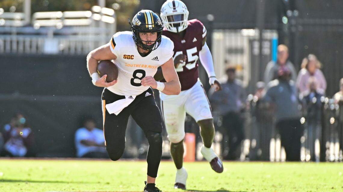 Southern Miss football falls in a rare in-state battle with Mississippi State, 41-20