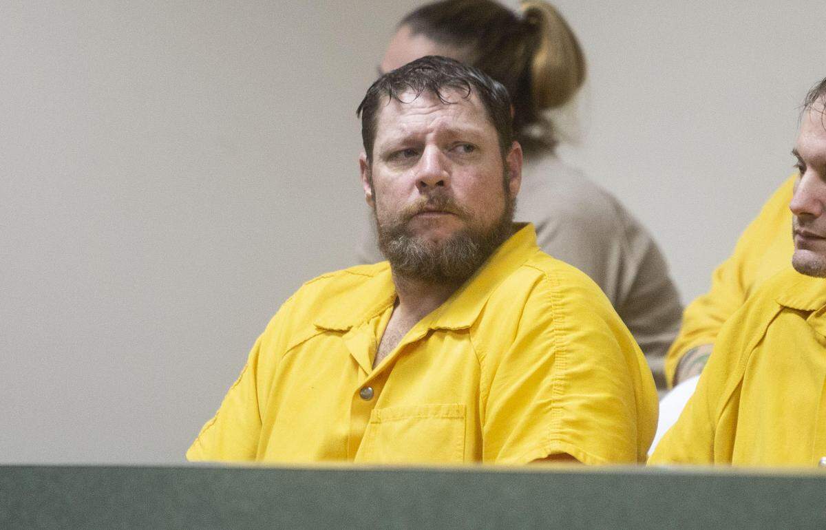 Jacob Blair Scott goes before Judge Jackson in Jackson County court March 11, 2020 for the first time since being arrested after faking his own death, fleeing to Oklahoma.