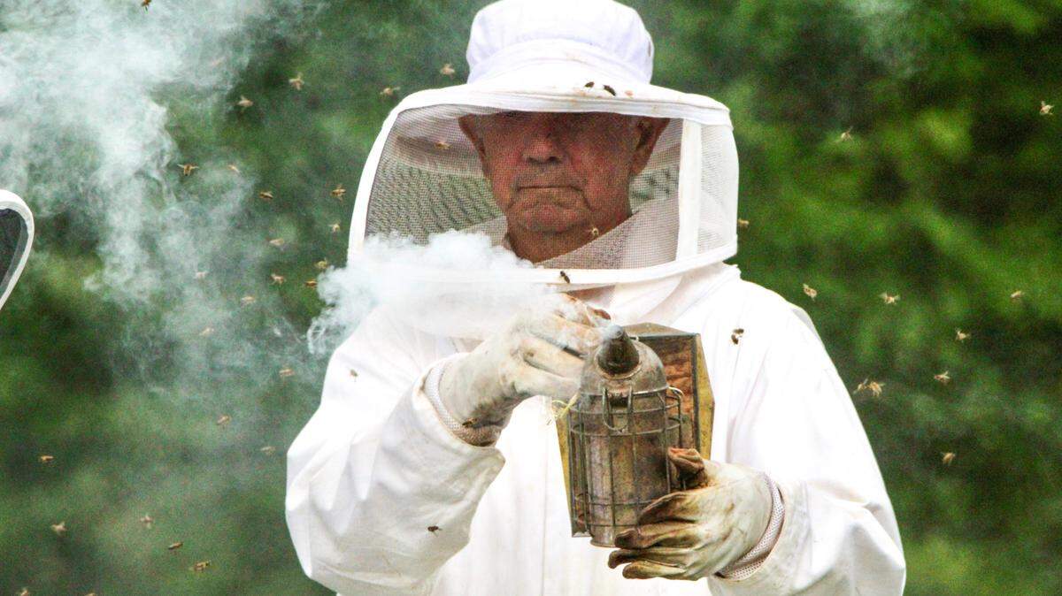 George Schloegel was a beekeeper.