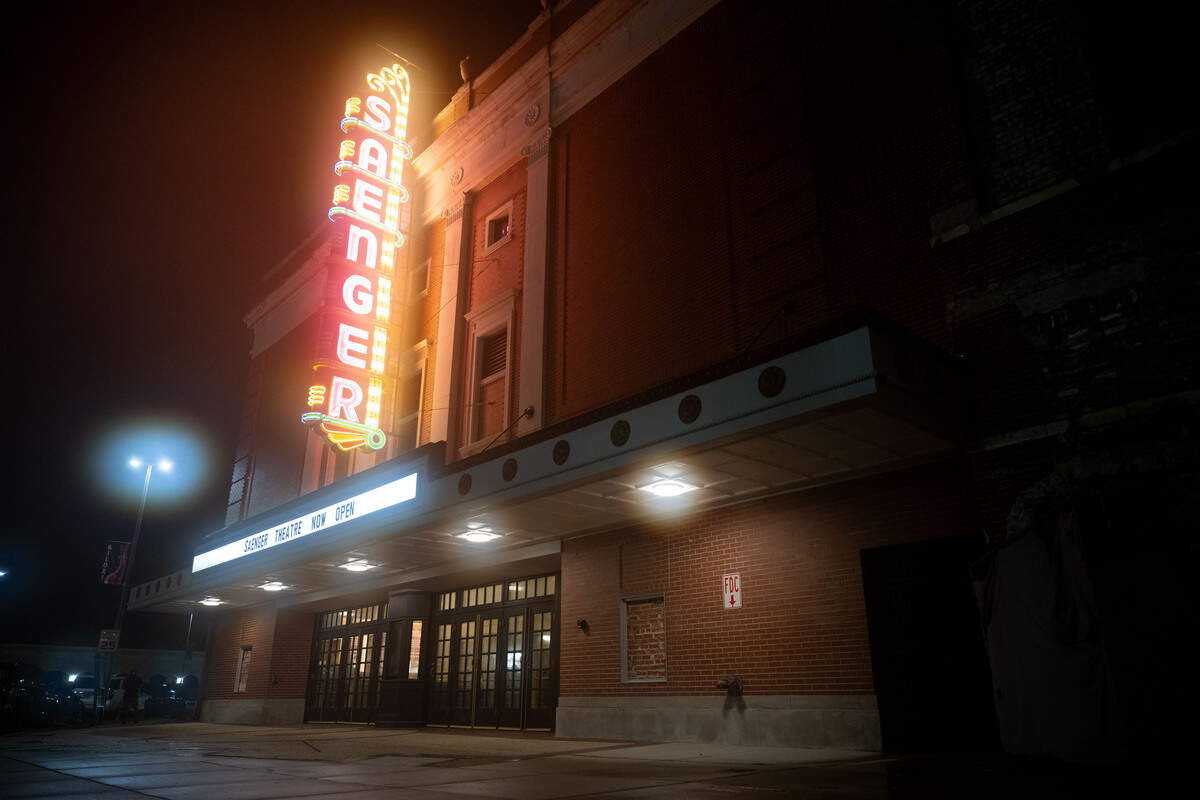 The outside of the Saenger Theatre in Biloxi on Saturday, June 6, 2026.