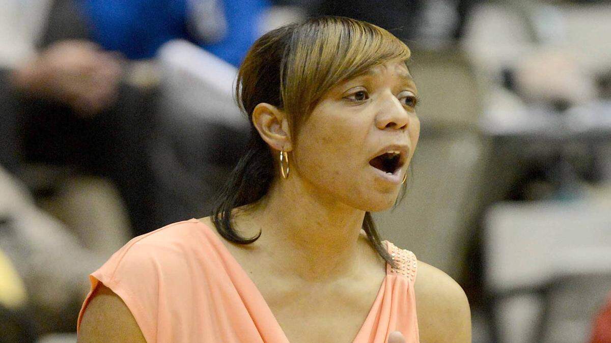 SUN HERALD FILE 
 Ocean Springs coach LaShonda Smith and the Lady Greyhounds will face Picayune in the Smoothie King Center at 1 p.m. Thursday.