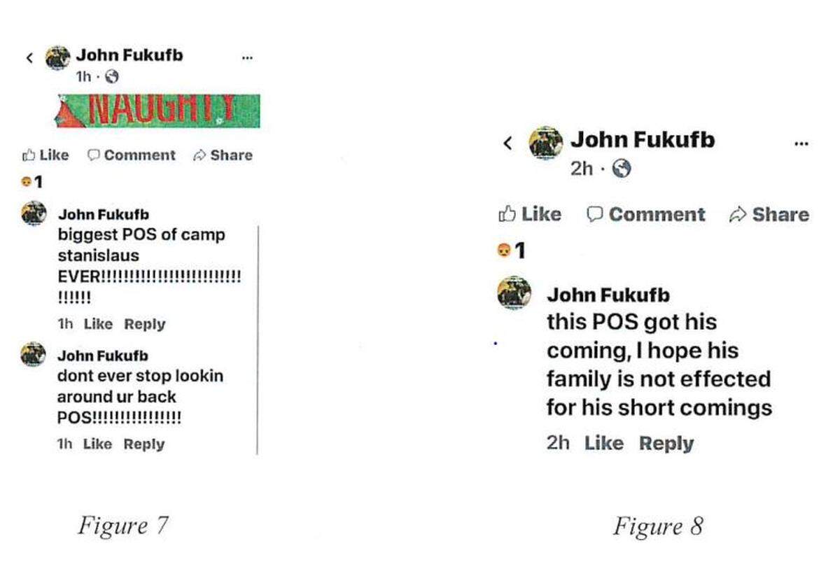Justin Gregory Jubert, 43, of Lafayette, Louisiana, is accused of stalking and threatening a Hancock County man and his family on social media. Jubert allegedly made the threats in posts on bogus Facebook accounts he set up, authorities say.