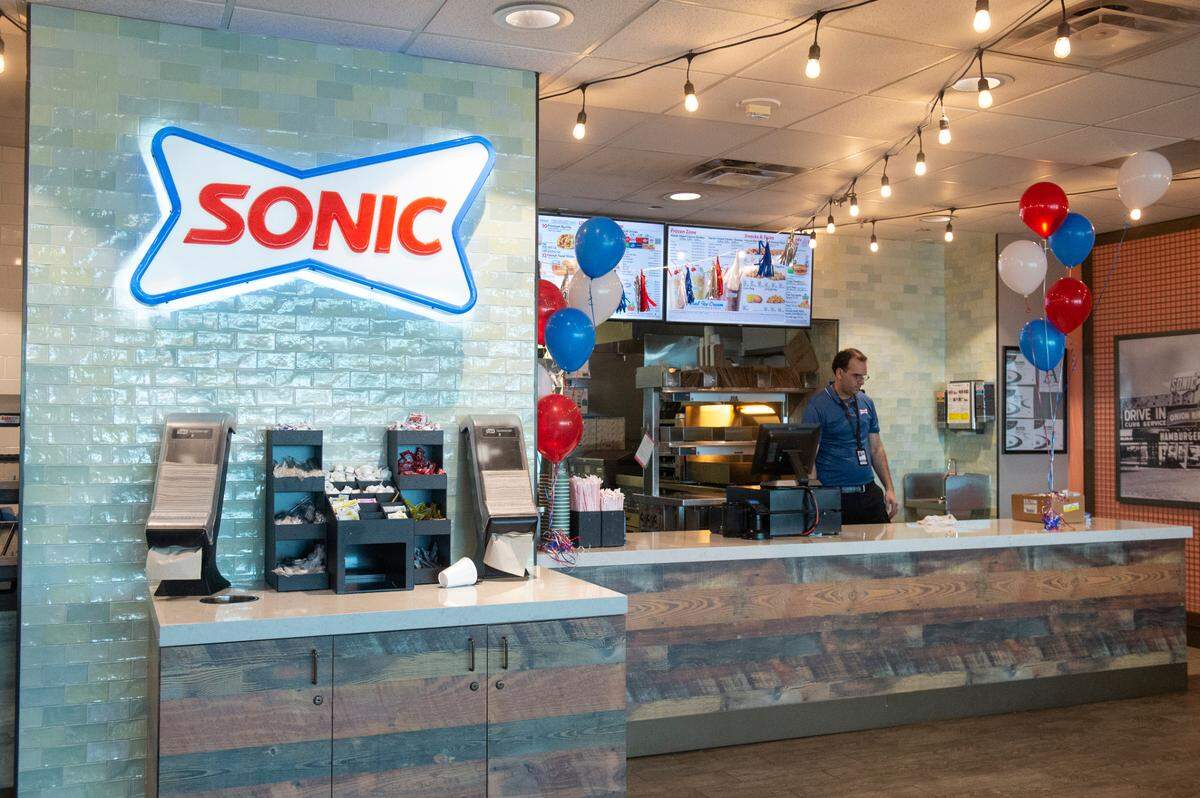 Sonic is one of the new food offerings at Gulfport-Biloxi International Airport that opened on Wednesday, April 26, 2023.