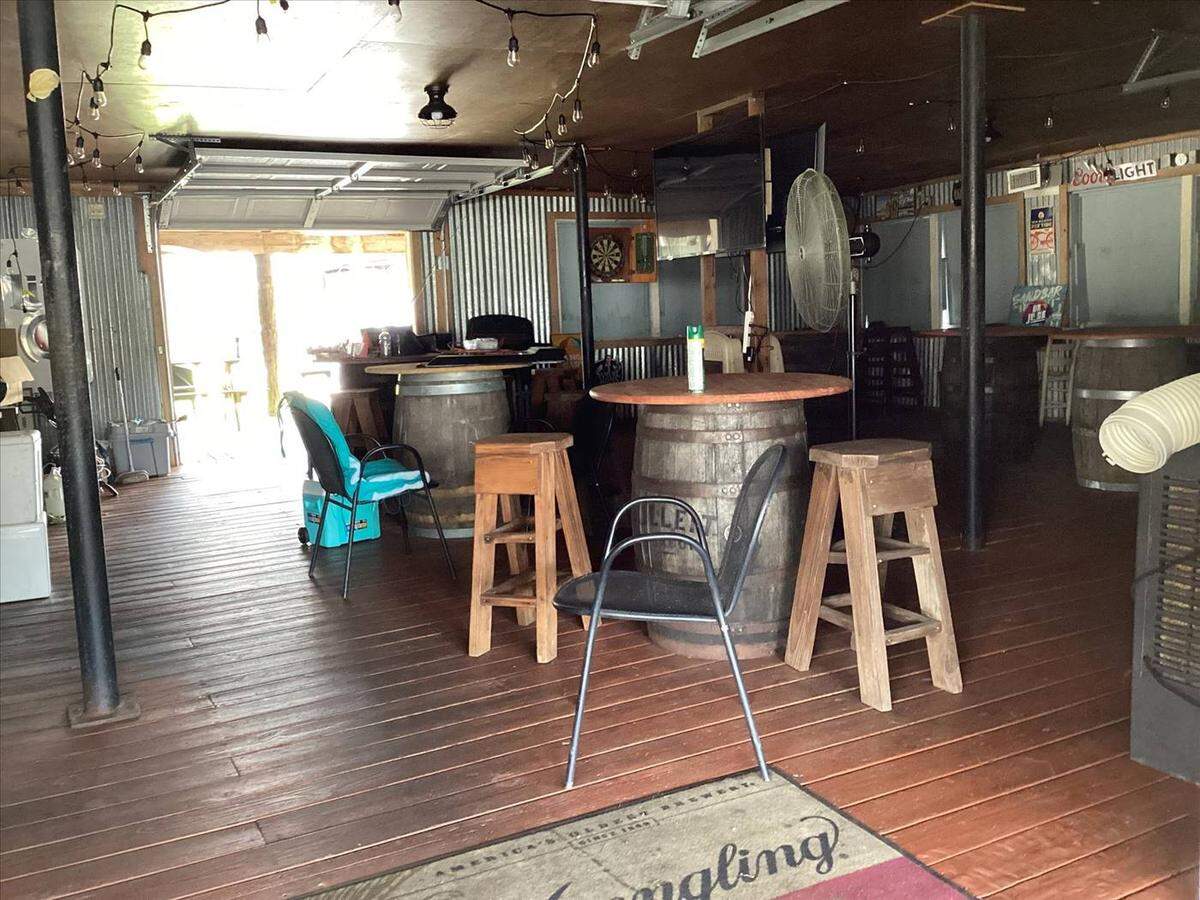 The interior spaces at Tiki Bar and Grill at the Mary Walker Marina has a nautical flair. The new restaurant offers fine dining, family casual dining and weekend entertainment.