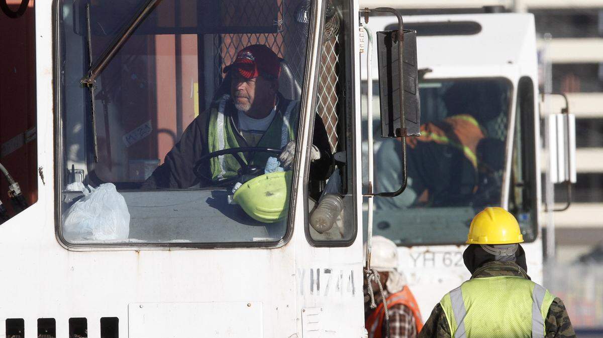 JOHN FITZHUGH/SUN HERALD 
 Bruce Ladner ofthe International Longshoremen Association, Local #1303, drives a truck at the state port in Gulfport on Friday Oct. 23, 2014.