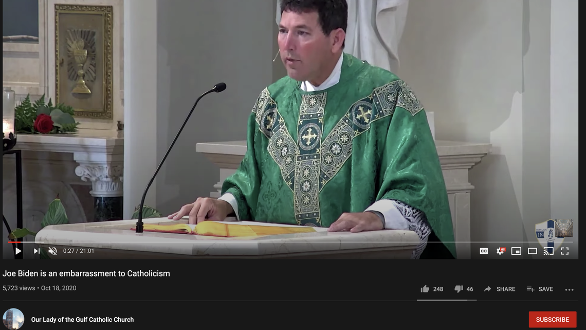 A Coast priest called Biden ‘an embarrassment to Catholicism.’ Did he break IRS rules?