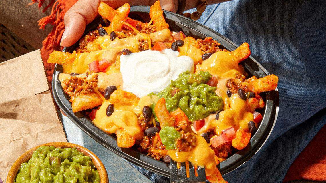 The new 7-Layer Nacho Fries are available at Taco Bell restaurants nationwide, but only for a limited time.