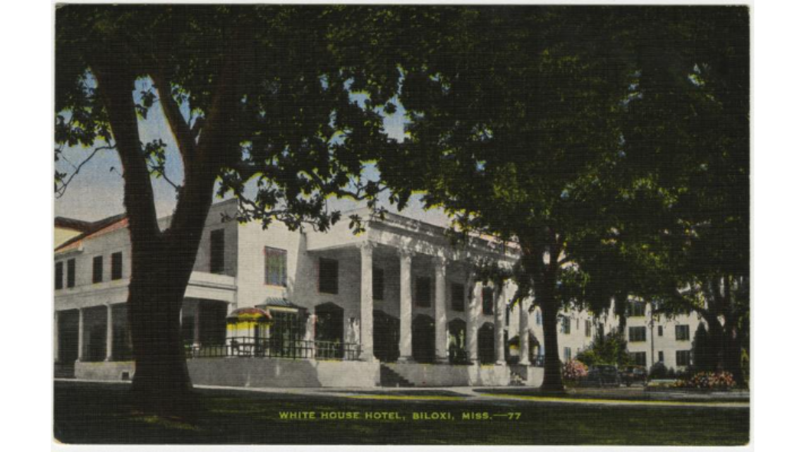 ‘The leading hotel of Biloxi.’ The history of the White House Hotel begins in the 1800s