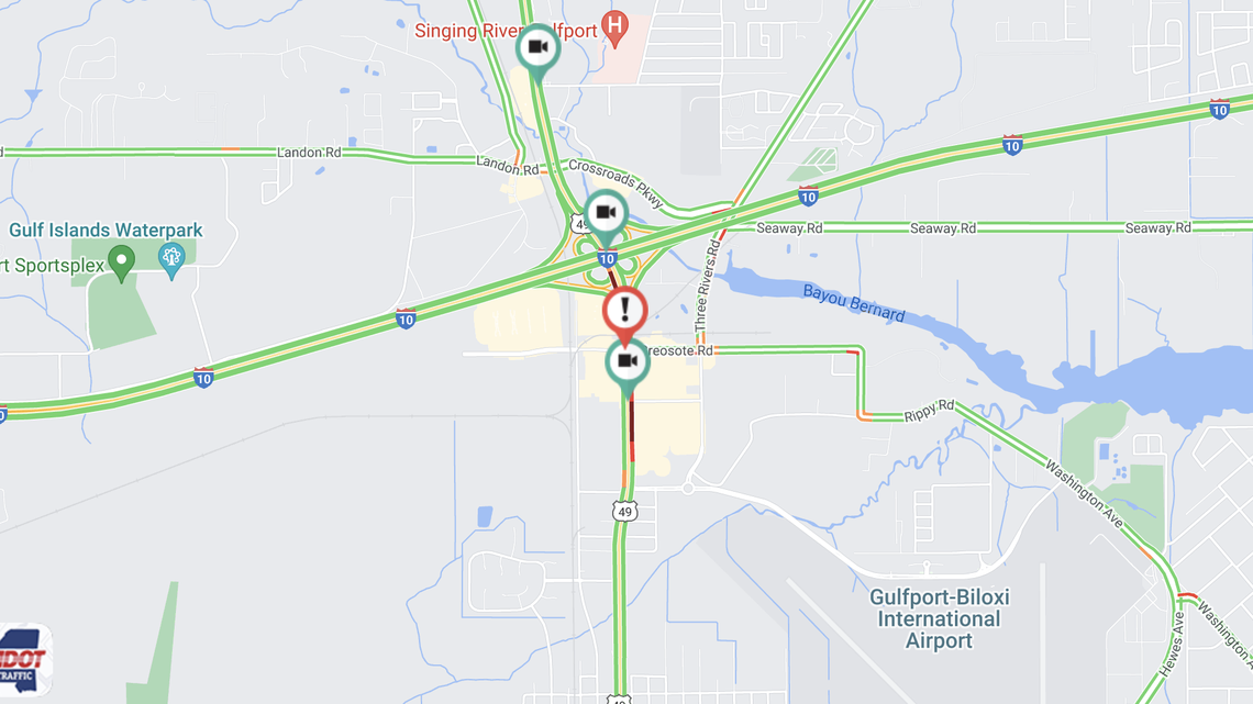 Expect congestion for hours at US 49 and Creosote Road as rain causes traffic nightmares