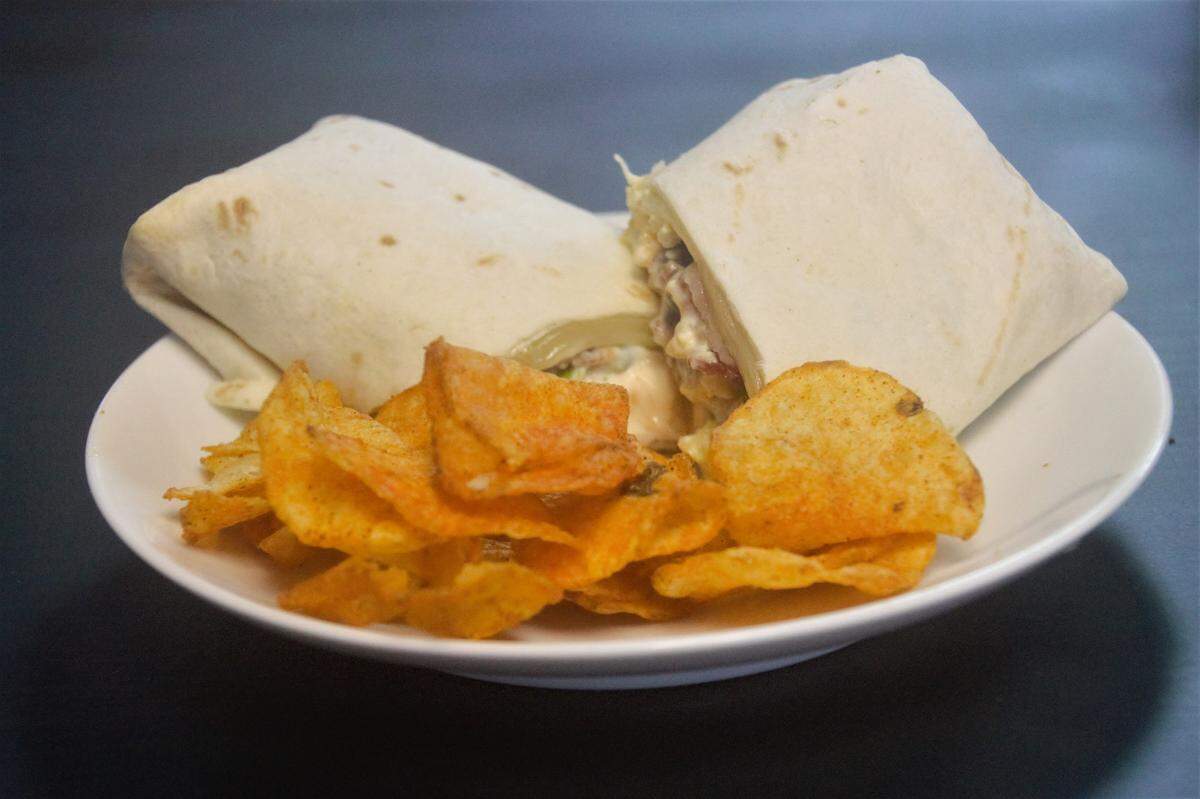 The 3 p.m. burrito at Old City Coffee Company in downtown Biloxi