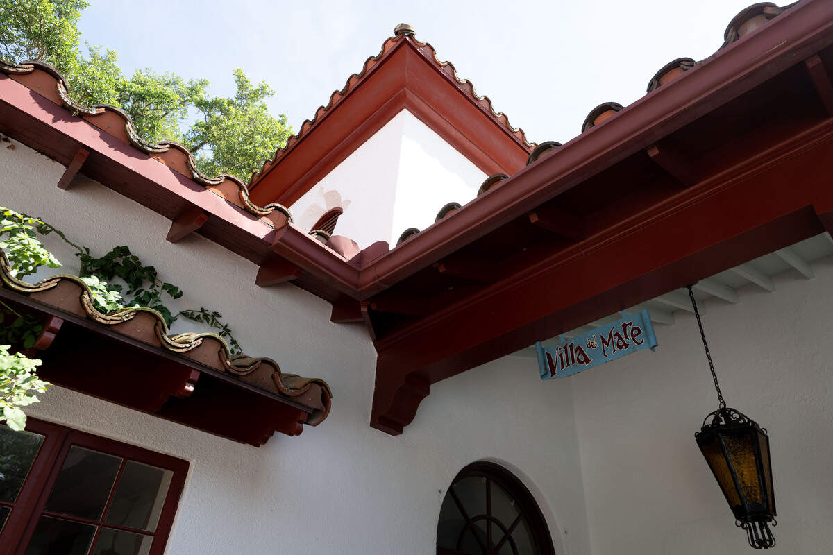 A sign for the Villa Del Mare at 13801 Arbor Circle in Ocean Springs on Wednesday, May 27, 2026.
