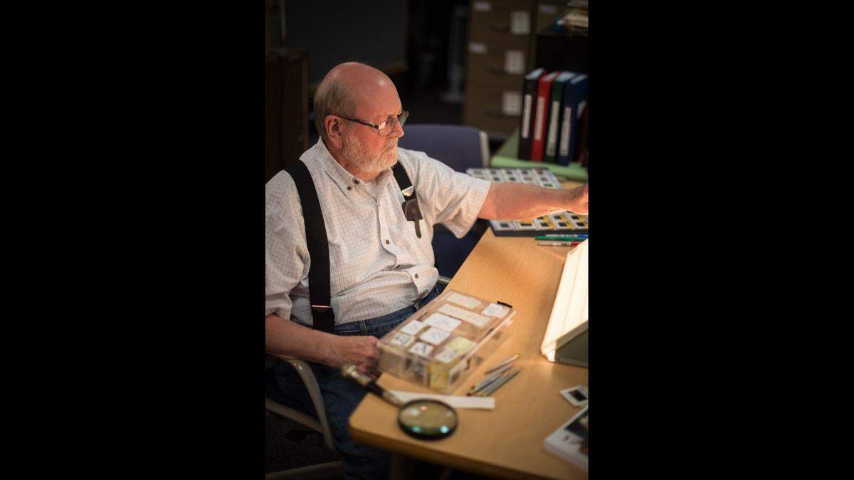 Charles Sullivan spent thousands of hours going through old photographs, post cards and slides to find visual ways to document Mississippi Coast history.