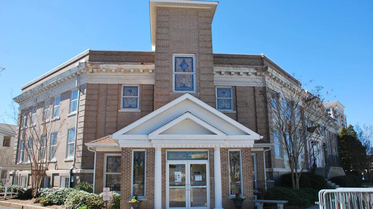 NANCY BAKER FAUL/SPECIAL TO THE SUN HERALDFirst United Methodist Church is in downtown Gulfport.