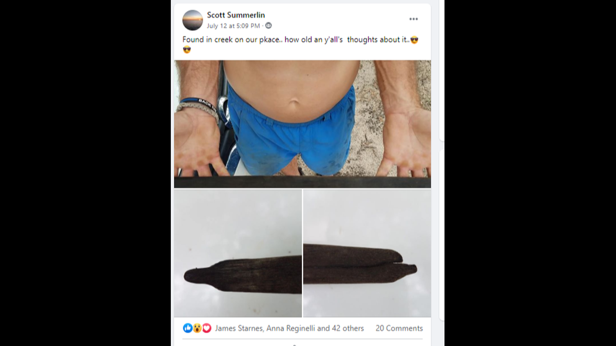 Scott Summerlin found this bow on his property in Mississippi and is donating it to the Choctaw Nation in Oklahoma for display.