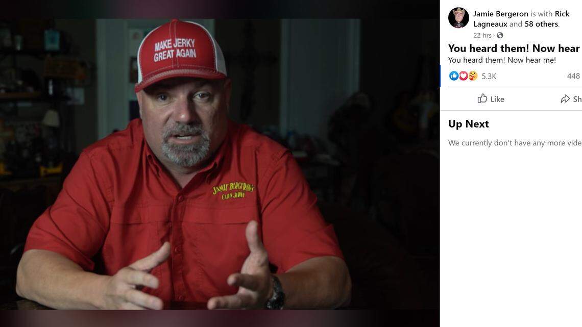 South Louisiana musician Jamie Bergeron is out of a job as a paramedic after sharing a meme of someone in a KKK hood and a drawing of a car running into protesters.