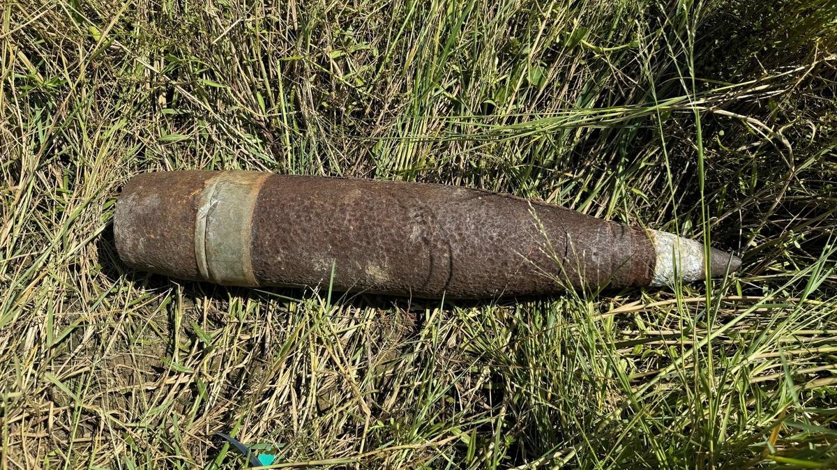 An unexploded 5 inch, 54-caliber Naval projectile. A Myrtle Beach man was in possession of a 4.2 inch mortar round that he turned in to police.