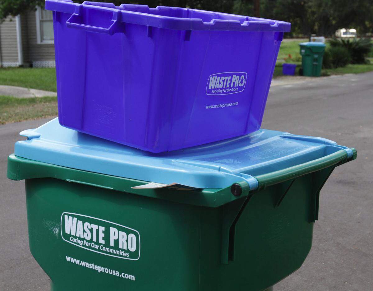 Garbage, trash and recycling for Waste Pro customers will not run Thursday. For those who receive twice a week garbage collection, Thursday’s collection will be skipped. For recycling and those who receive once a week garbage collection, service will run a day behind for the remainder of the week.