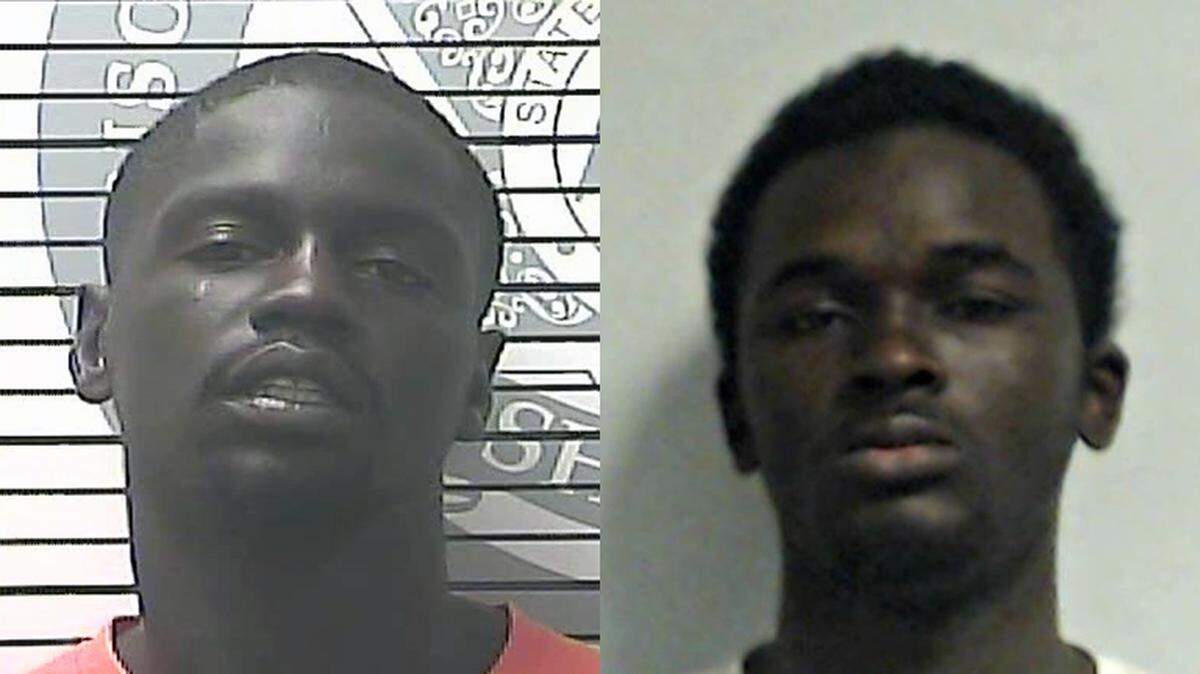 Brandon Lee Robertson, left, and Jeroid Orlando Richburg
