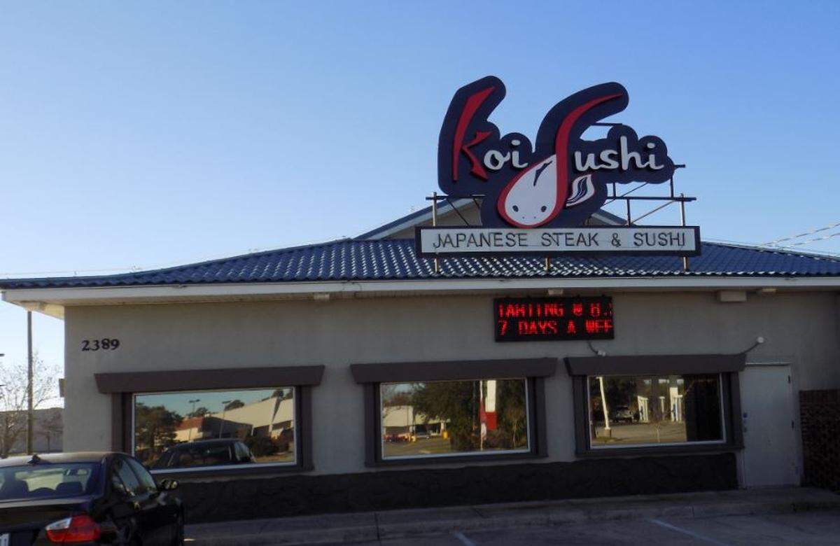 What for many years was Yuki’s on Pass Road in Biloxi now is Koi Sushi, which also has a Gulfport location.