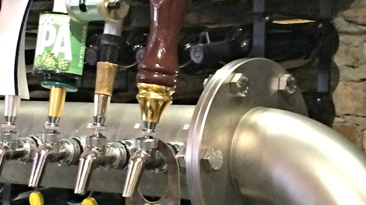 COURTESY OF REX DISTRIBUTNG 
 A Yuengling Lager tap is in place at Aztecas Restaurant and Cantina in Gulfport ahead of the Jan. 11 Mississippi introduction of the beer from the oldest brewery in the country.