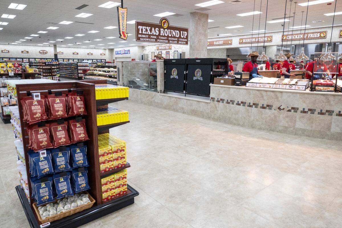 The inside of Buc-ee’s first Mississippi location, located in Harrison County, before it opened to the public on Monday, June 9, 2025.