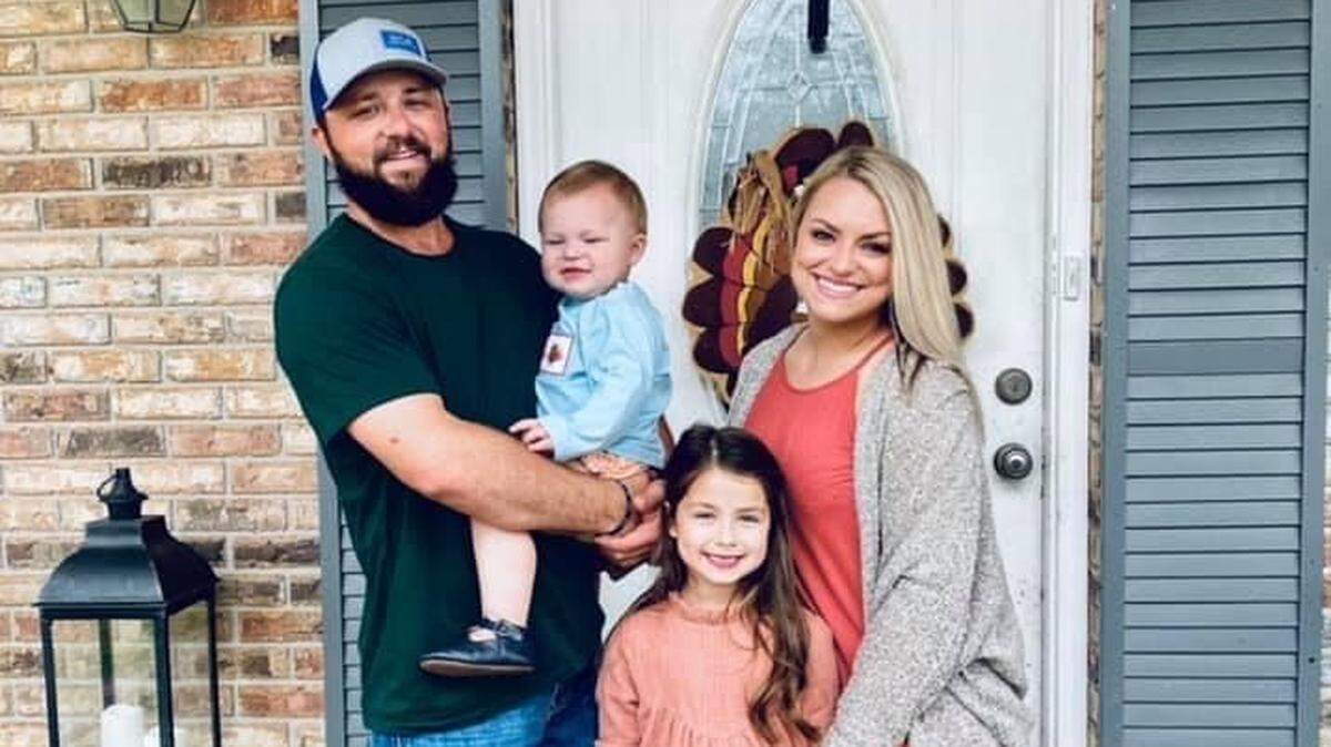 Cayce Seal, left, a lineman for Entergy power company in New Orleans, died after suffering an electric shock while working on power lines, his family says. A funeral is planned for Thursday, July 1, 2021.