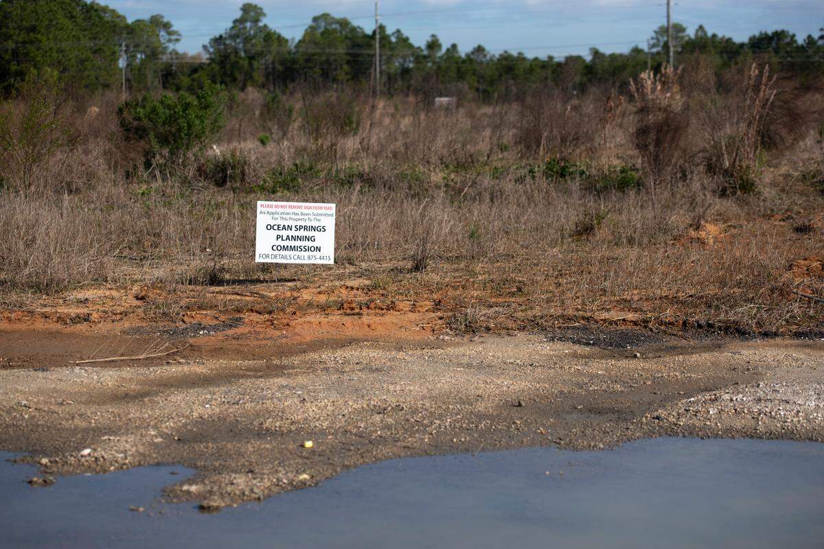 The future site of a new Chick-fil-A and Chipotle in Ocean Springs has been cleared and the designs are being completed for work to begin.