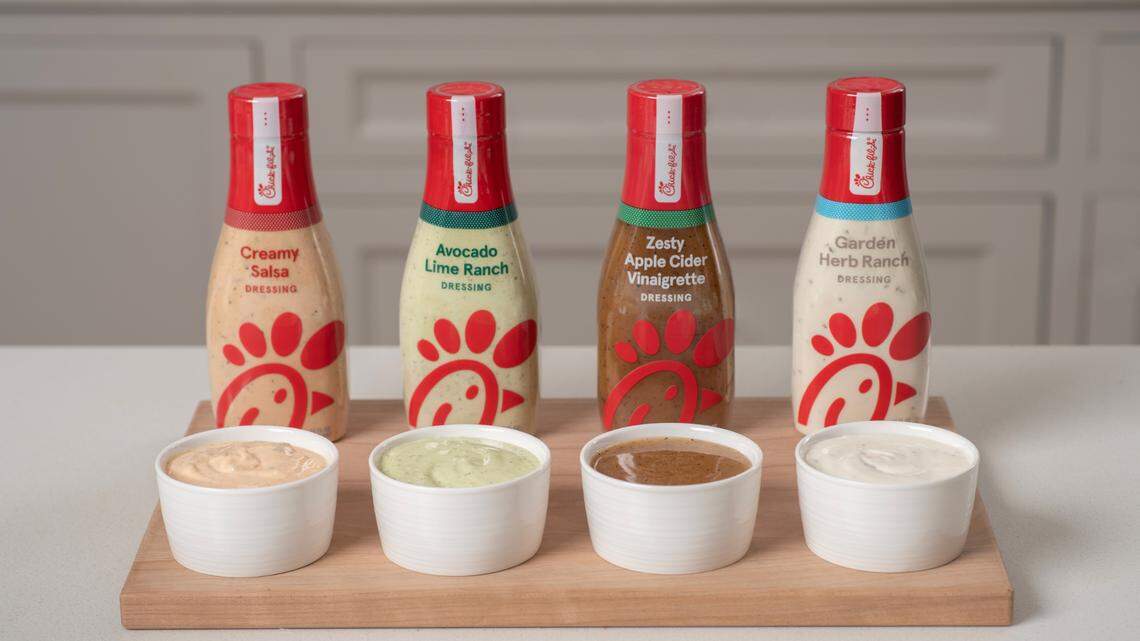 Chick-fil-A’s bottled salad dressings will soon be sold at grocery stores nationwide, the restaurant chain announced. Here’s what to know.