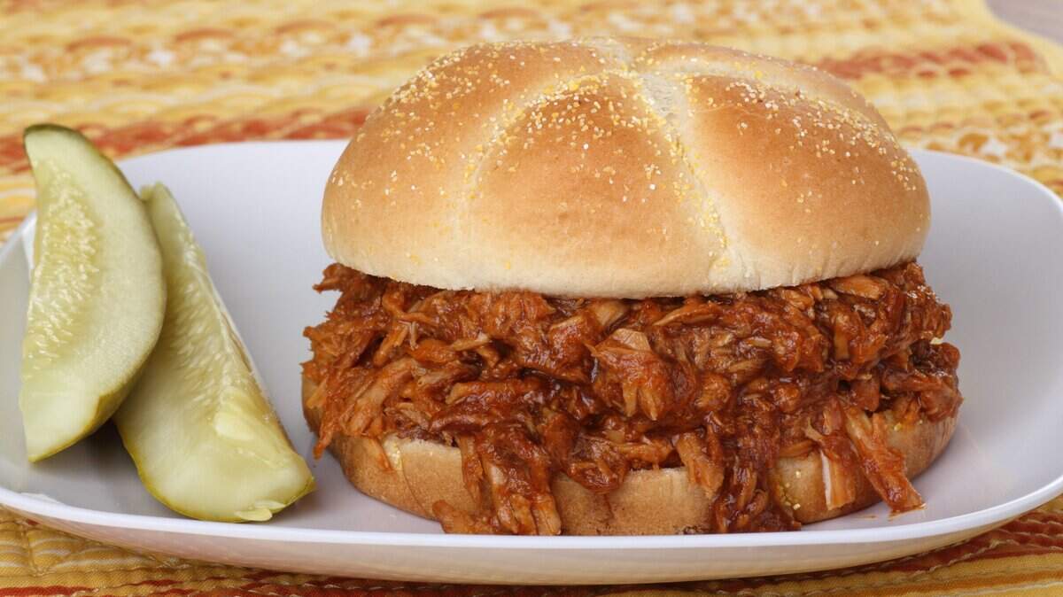 Barbecue pulled pork sandwiches are easy to make and good to bring to just about any gathering.