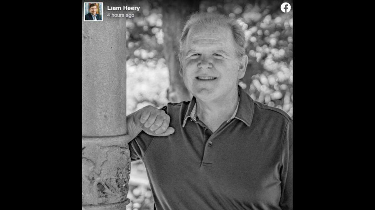 Prominent Atlanta realtor George Heery died after a tree fell on him in Buckhead as thunderstorms rolled through north Georgia, officials said.