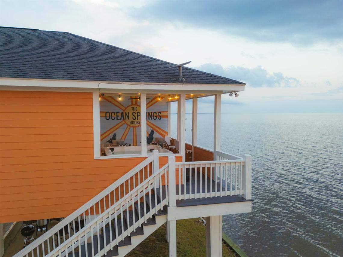 This Ocean Springs listing ranks as one of the most wishlisted short term rentals Airbnb has to offer.