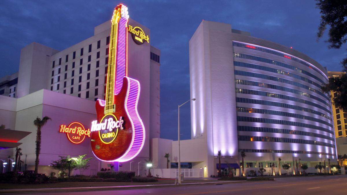 TIM ISBELL/SUN HERALD 
 Hard Rock Casino was scheduled to open with Hurricane Katrina hit. The casino was rebuilt and a new hotel tower built later.