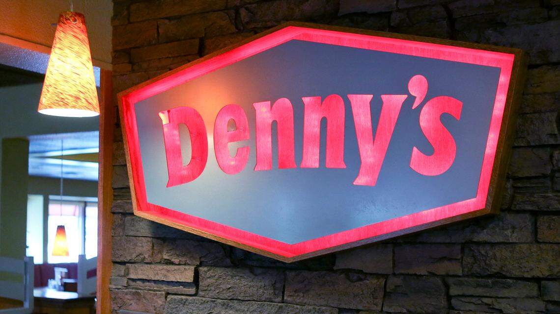 The Super Slam breakfast will return to Denny’s locations nationwide starting May 15 and is available to order all day, the restaurant said. (AP Photo/Keith Srakocic)