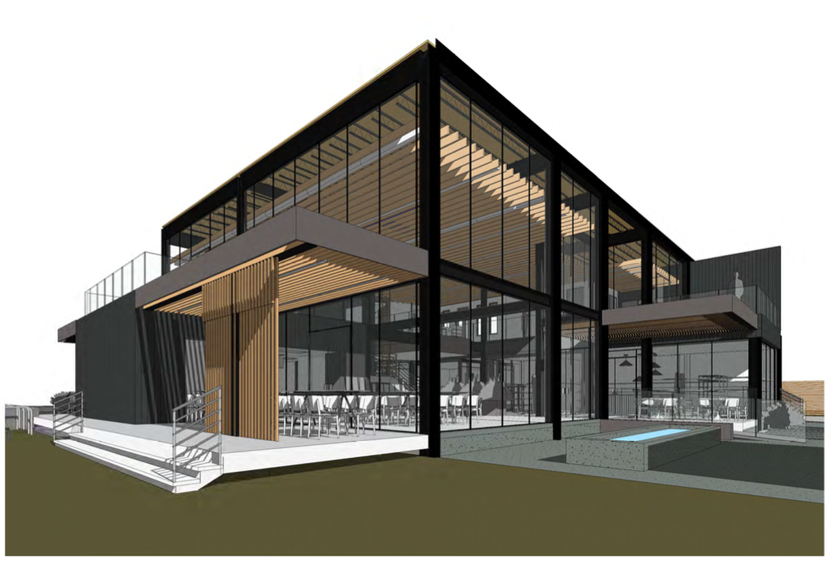 Walls of windows will connect the restaurant and shops at The Collective in Ocean Springs with the natural surroundings on Porter Avenue in Ocean Springs. The Collective will house a fusion restaurant of Japanese cuisine and Gulf Coast ingredients, along with a wine shop and book store.
