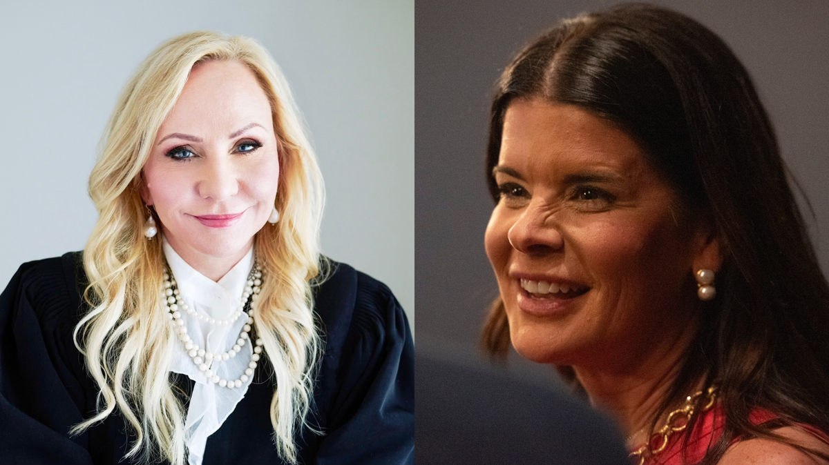 Court of Appeals candidates Jennifer Schloegel, left, and Amy St. Pé.