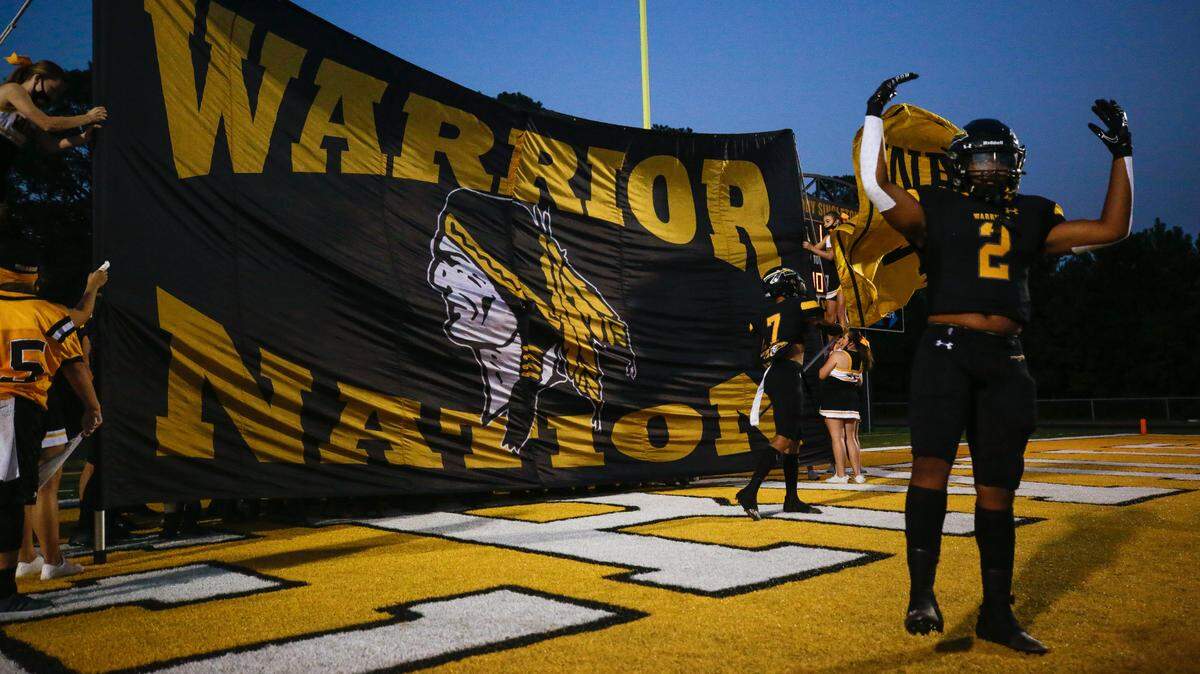 D’Iberville Warriors gets ready to take the field against Biloxi Friday, Sept. 25, 2020.