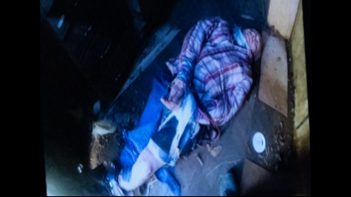 Former Warren County Deputy Mike Ouzts is found bound and tied with duct tape and rope in an old abandoned storage container after his Jan. 23, 2023, kidnapping and assault.
