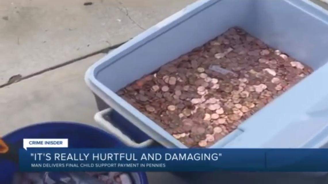 A Virginia teen was shocked when a trailer full of pennies was dumped on the street outside her Virginia home last month.
