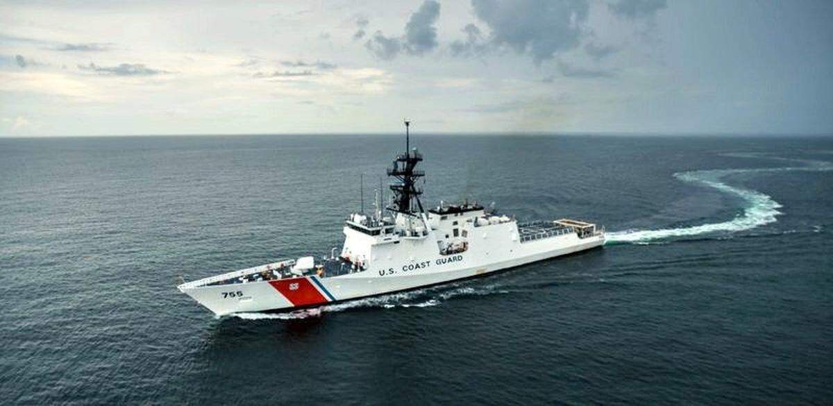 The new combatant ship that will be built at Ingalls Shipbuilding in Pascagoula is based on the National Security Cutter the shipyard built for 20 years. in this file photo, the Munro, the sixth U.S. Coast Guard National Security Cutter (NSC) built at Ingalls Shipbuilding, spent three days in the Gulf of Mexico testing all of the ship’s systems.