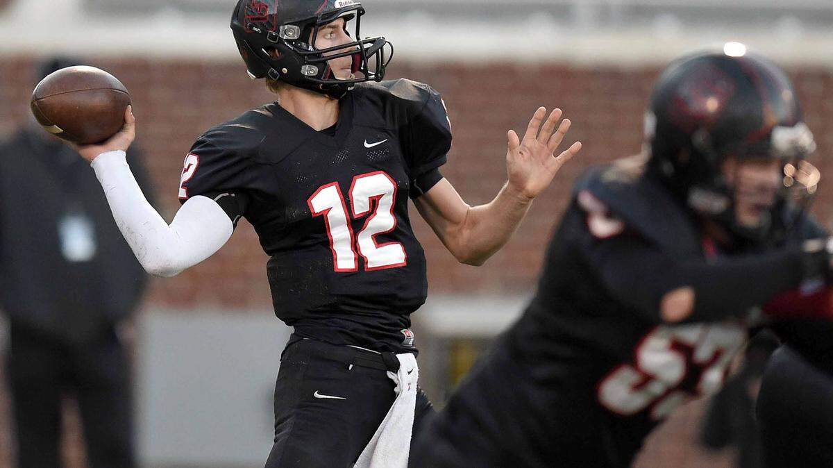 CHRIS TODD/SPECIAL TO THE SUN HERALD 
 St. Stanislaus quarterback Myles Brennan drew plenty of praise at The Opening in New Orleans last weekend.