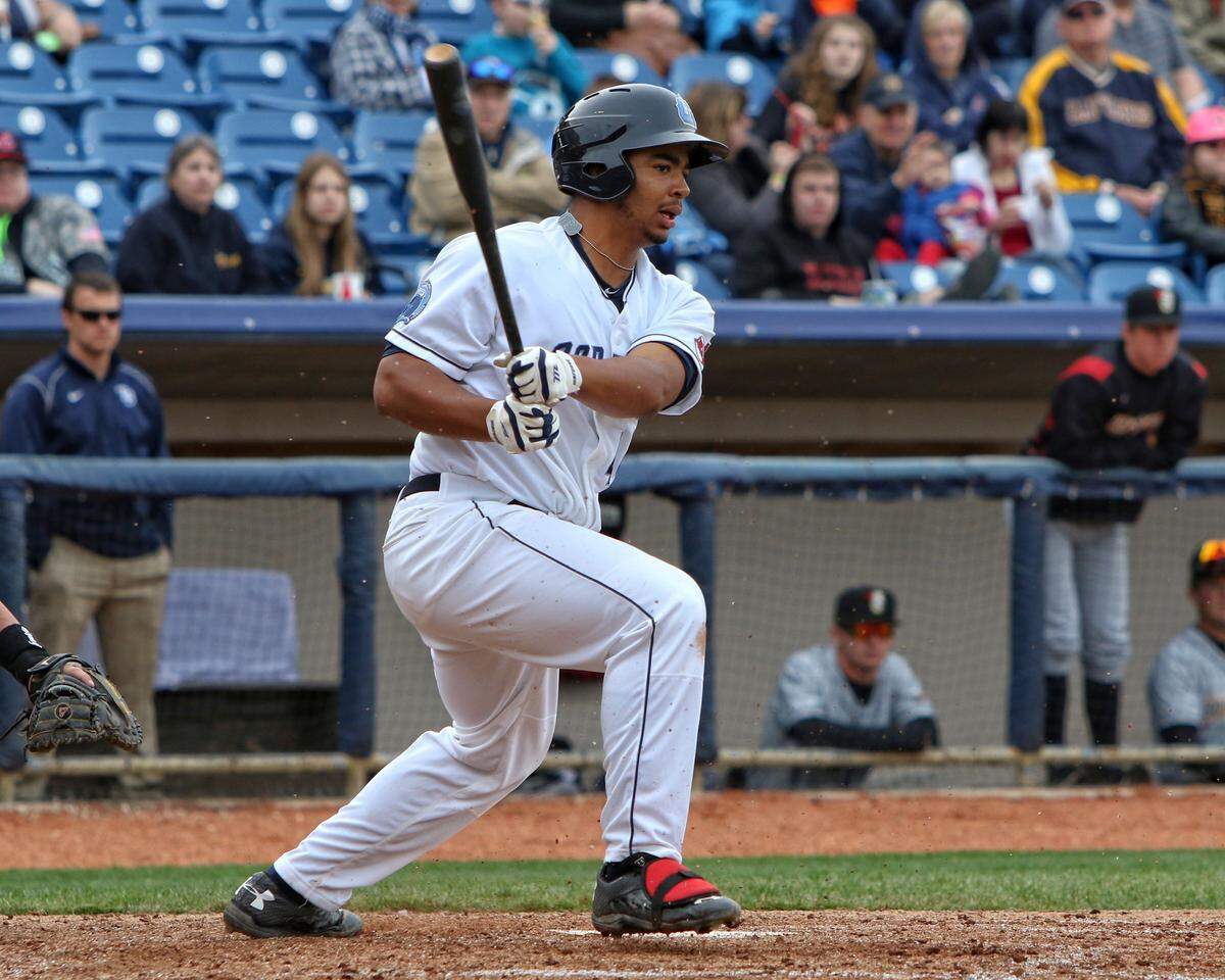 TIM PHILLIS/LAKE COUNTY CAPTAINS  Former Harrison Central High standout Bobby Bradley is ranked third in the Cleveland Indians system by MLB Pipeline.