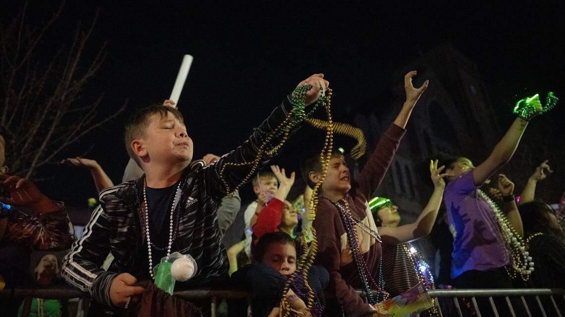 See photos from the 2026 Krewe of Neptune night Mardi Gras parade in Biloxi