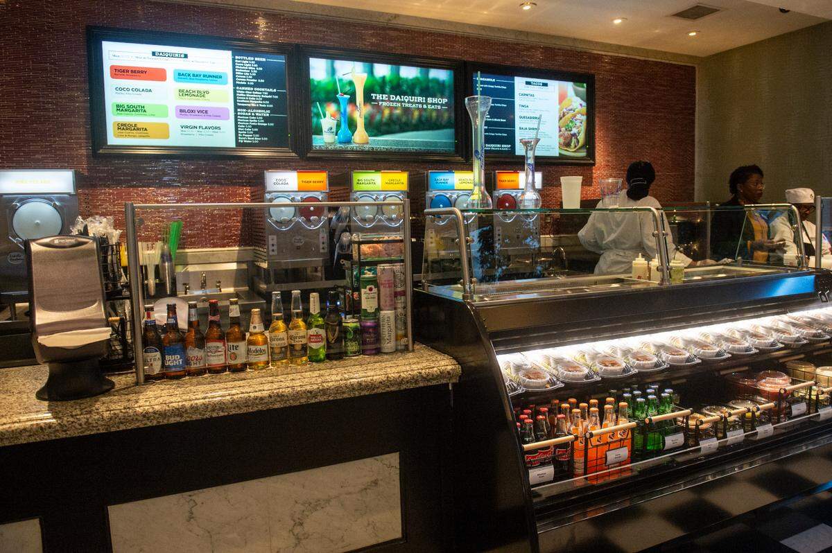 The new Daiquiri Shop at the Beau Rivage Casino in Biloxi opened in December in the promenade.