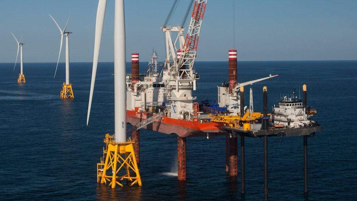 Madeville-based Keystone Engineering and other Louisiana companies helped build this solar wind farm off the coast of Rhode Island.