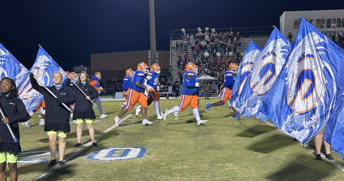 Gulfport takes the field for the South State championship game Friday night.