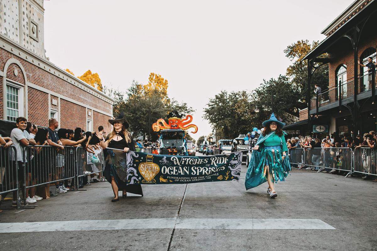 Hundreds of costumed witches will ride through the streets this month during The Witches Ride of Ocean Springs. The event is scheduled for 6 p.m. Saturday, October 25, 2025.