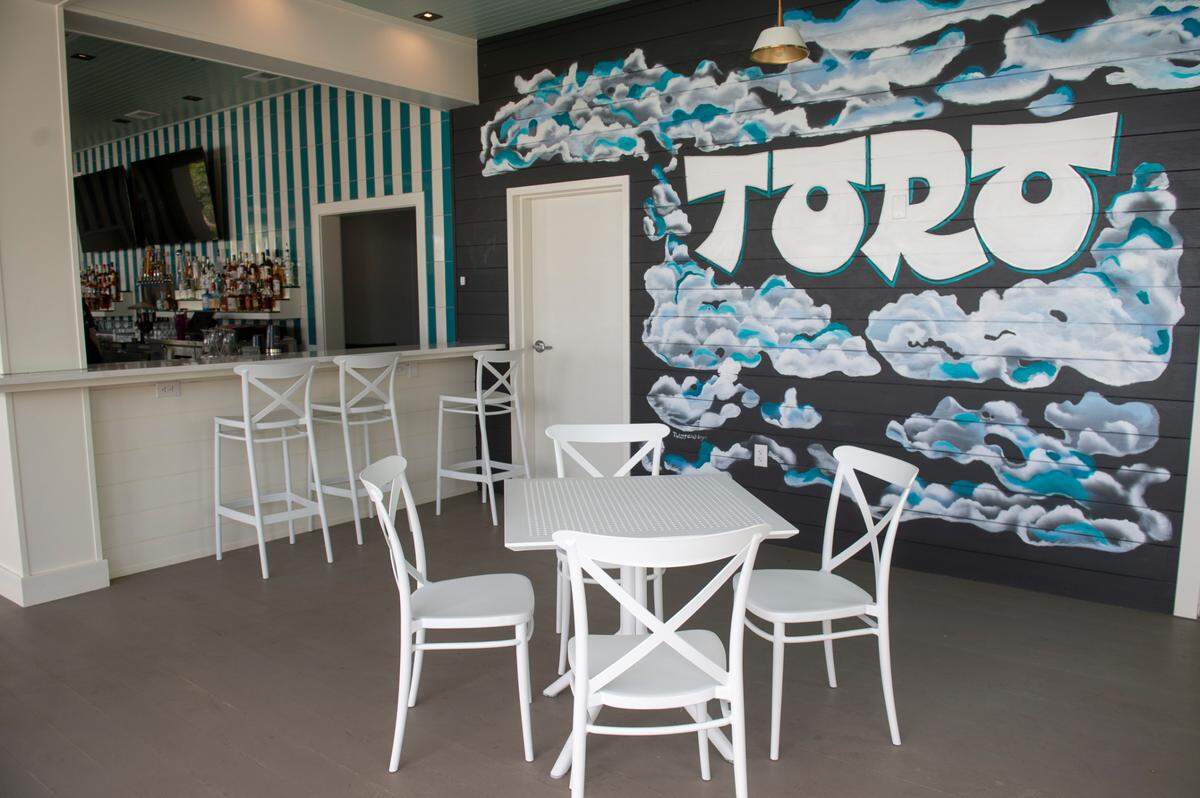 The rooftop bar area at Toro Sushi and Sake in Bay St. Louis on Wednesday, Aug. 28, 2024.
