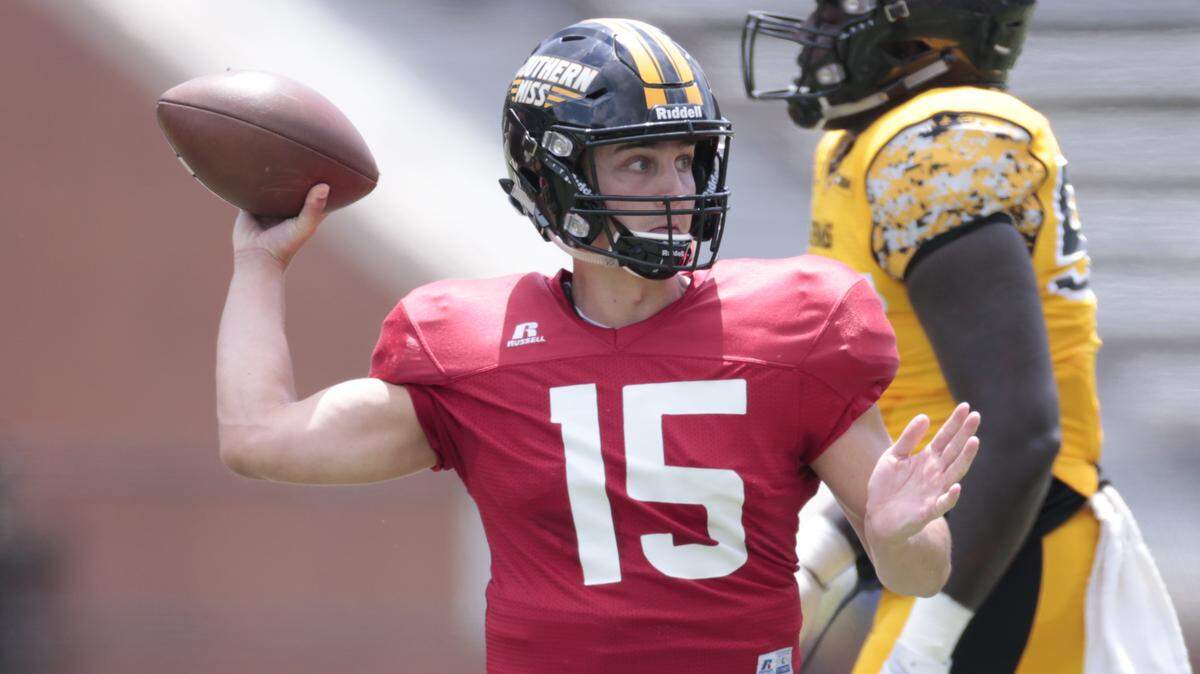 Redshirt sophomore Jack Abraham is set to take over as the Southern Miss starting quarterback on Saturday against Jackson State.