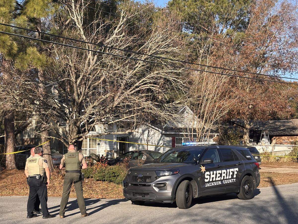 Authorities detained a man accused of barricading himself inside a home on Monday in Gulf Park Estates, Jackson County Sheriff John Ledbetter said.